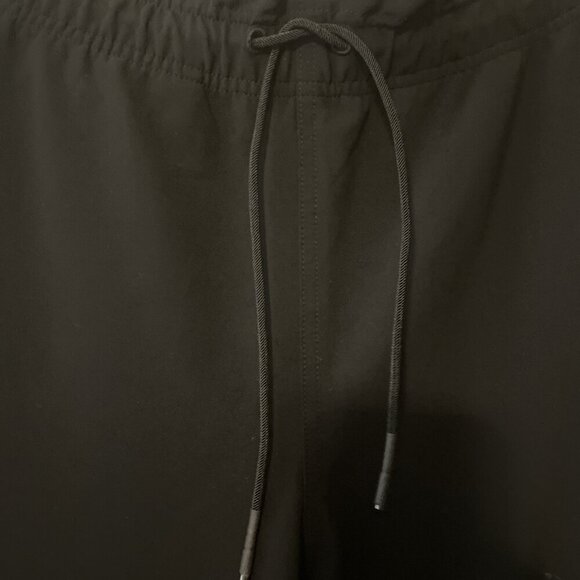 Athleta Metropolis Jogger Black Womens Draw String Waist Size 12 Side Strip - Picture 7 of 13
